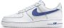 Nike Air Force Heren Schoenen Wit Maat: 40.5 Leer Foot Locker - Thumbnail 1