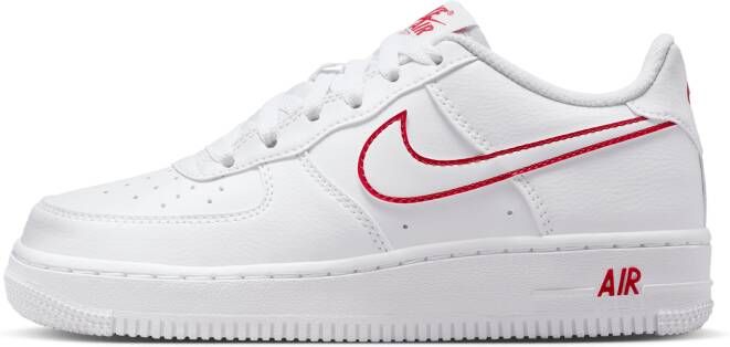 Nike Air Force Unisex Schoenen Wit Maat: 37.5 Mesh Synthetisch Foot Locker
