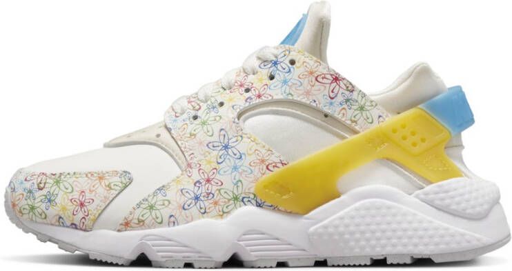 Nike Air Huarache Damesschoenen 36.5 Sail Vivid Sulfur Game Royal University Blue - Foto 4