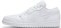 Nike Jordan 1 Low 'Triple White' Tumbled Leather - Thumbnail 3