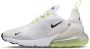 Nike Air Max 270 Sneakers Sportschoenen Schoenen Wit-Grün AH6789 - Thumbnail 2