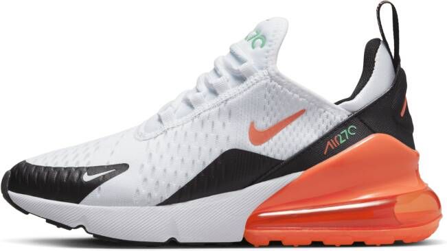 Nike Air Max 270 Junior White Stadium Green Black Turf Orange Kind