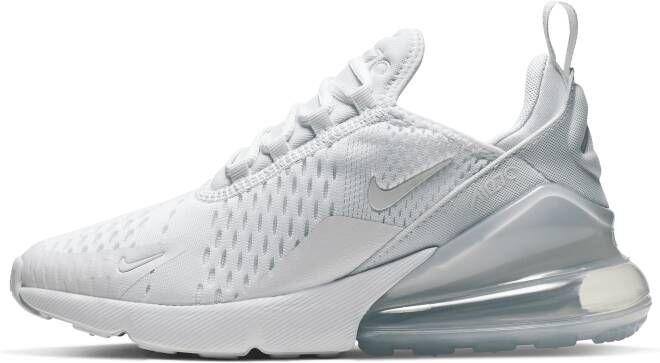 Nike Air Max 270 (ps) Running Schoenen white white metallic silver maat: 38.5 beschikbare maaten:38.5 - Foto 3