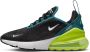 Nike air max 270 (GS) Zwart groen wit turquoise - Thumbnail 1