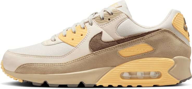 Nike Air Max 90 Heren Schoenen Beige Maat: 40.5 Mesh Synthetisch Foot Locker