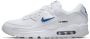 Nike Air Max 90 Jewel Sneakers Sportschoenen Schoenen Wit Blauw DV3503 - Thumbnail 2
