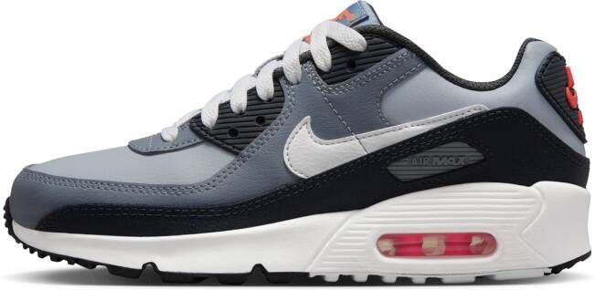 Nike Air Max 90 Unisex Schoenen Grijs Maat: 36.5 Mesh Synthetisch Foot Locker