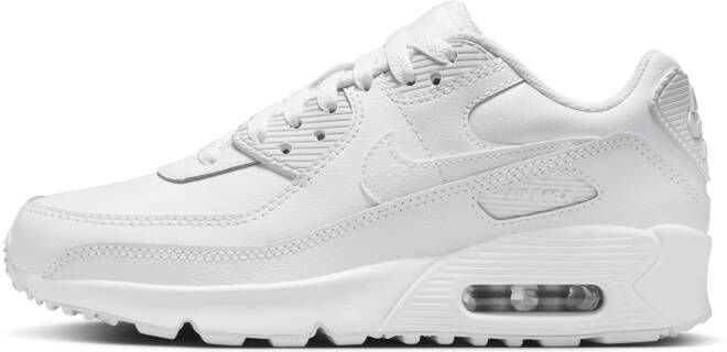 Nike Air Max 90 Kindersneakers Wit Mesh Synthetisch