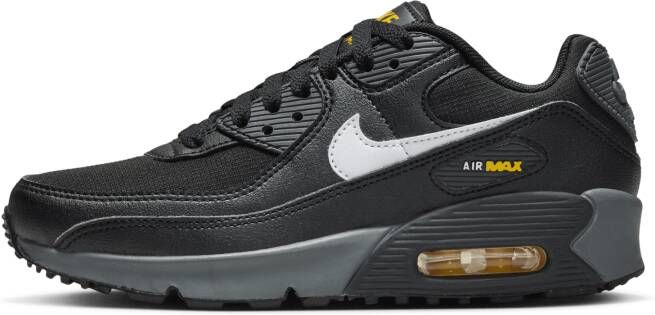 Nike Air Max 90 Unisex Schoenen Zwart Maat: 36.5 Mesh Synthetisch Foot Locker