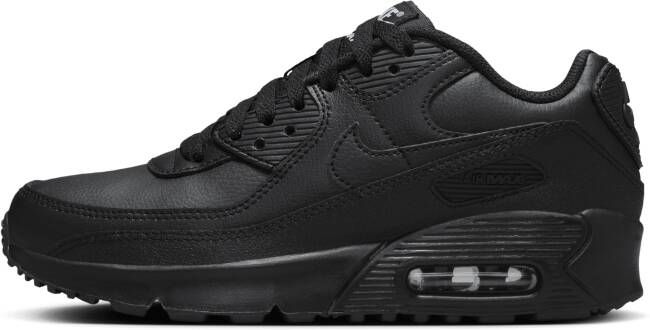 Nike Air Max 90 Unisex Schoenen Zwart Maat: 36.5 Leer Foot Locker