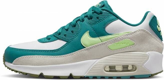 Nike Air Max 90 LTR Kinder Sneakers Wit Groen - Foto 5