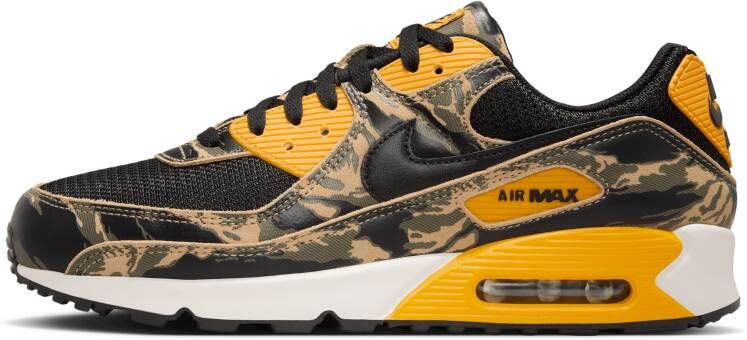 Nike Air Max 90 Heren Schoenen Zwart Maat: 42.5 Mesh Synthetisch Foot Locker