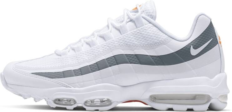 Nike Air Max 95 Ultra Men's Shoe White Cool Grey Total Orange White- Heren White Cool Grey Total Orange White