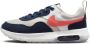 Nike Air Max Motif Kinderschoenen Black White Grey Fog Siren Red Kind - Thumbnail 14