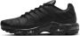 Nike Air Max Plus TN Leather Triple Black Heren Sneakers Schoenen Zwart AJ2029 - Thumbnail 2