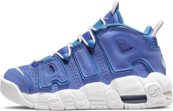 Nike Air More Uptempo Kinderschoenen Blauw