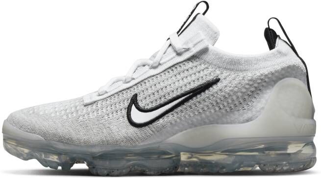 Nike Air VaporMax 2021 Junior White Black Metallic Silver White Black Metallic Silver White