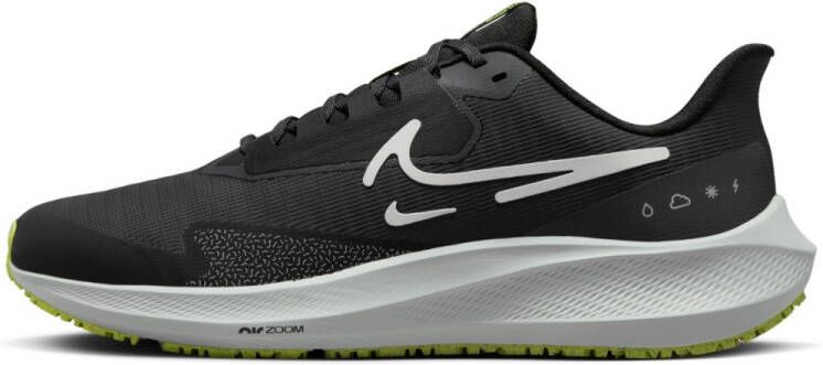 Nike Pegasus 39 Shield Weerbestendige hardloopschoenen voor heren (straat) Zwart