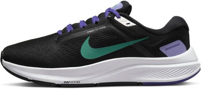 Nike Air Zoom Structure 24 Hardloopschoenen voor dames(straat) Zwart