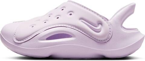 Nike Swoosh Unisex Slippers en Sandalen Paars Maat: 18.5 Mesh Synthetisch Foot Locker