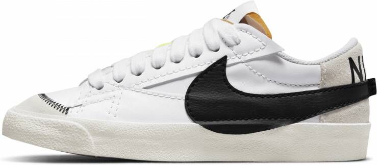 Nike Blazer Low '77 Jumbo sneaker van leer met suède details - Foto 5