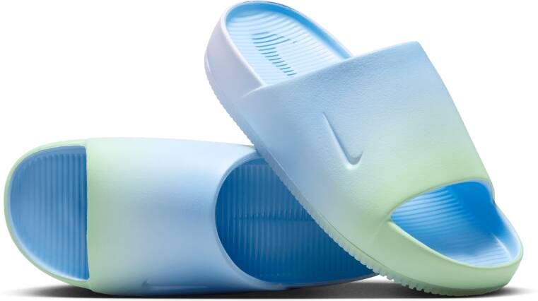 Nike Calm Dames Slippers en Sandalen Blauw Maat: 35.5 Mesh Synthetisch Foot Locker