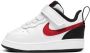 Nike Court Borough Low 2 TDV Sneakers White University Red Black Kinderen - Thumbnail 2