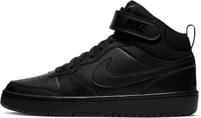Nike Court Borough Mid 2 Kinderschoenen Zwart