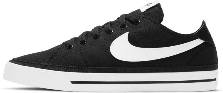 Nike Zwarte Court Legacy Canvas Sneakers Black Unisex - Foto 3