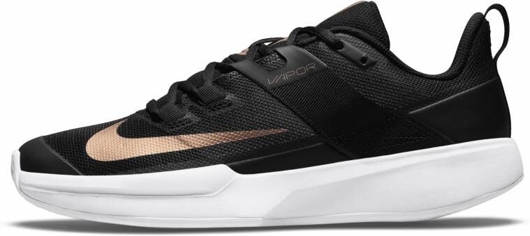 Nike Court Vapor Lite Gravel Schoenen Black Metalic Red Bronze White Kinderen - Foto 4