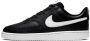 Nike Court Vision Low Sneakers Black White-Photon Dust - Thumbnail 6