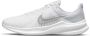 Nike Downshifter 11 Dames Sportschoenen White Mtlc Silver-Pure Platinum-Wolf Grey - Thumbnail 3