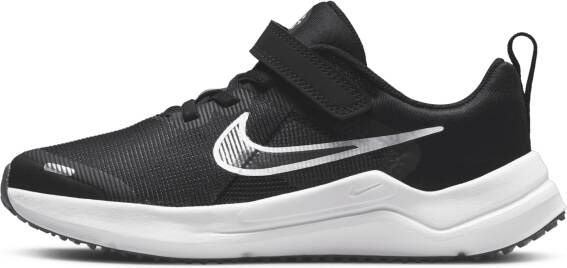 Nike Downshifter 12 Kleuterschoenen Zwart