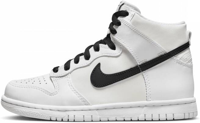 Nike Dunk High Summit White Black Reverse Panda GS Zwart Wit DB2179 - Foto 2