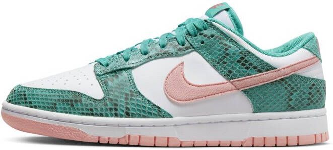 Nike Dunk Low ME Limited Edition Heren Sneaker Snakeskin Wit Groen Roze - Foto 2