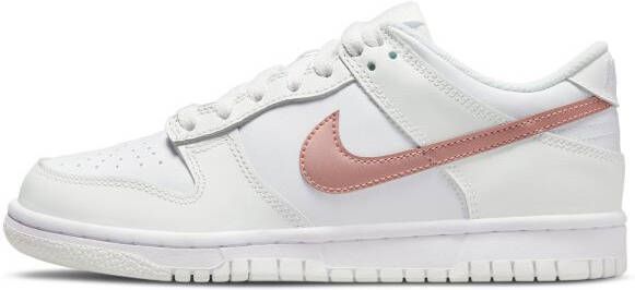 Nike Dunk Low (GS) White Pink Bronze Swoosh DH9765-100 roze sneakers - Foto 2