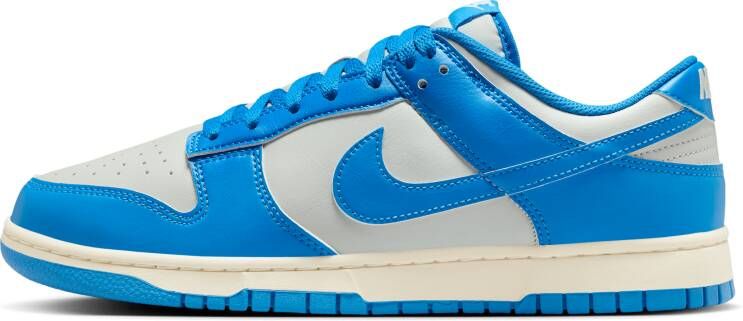 Nike Dunk Heren Schoenen Zilver Maat: 40.5 Leer Foot Locker
