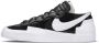 Nike Blazer Low X Sacai Blk Lakleder Zwart Streetwear Volwassen - Thumbnail 2