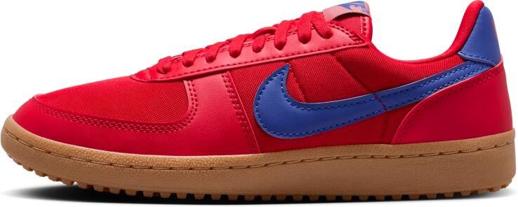 Nike Field General Sneakers Dames Rood Mesh Synthetisch