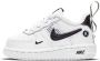 Nike Force 1 LV8 Utility Schoen voor baby's peuters White Black Tour Yellow White - Thumbnail 2