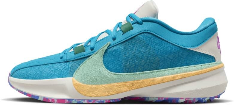 Nike Freak Sneakers Heren Blauw Mesh Synthetisch