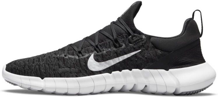 Nike Free Run Black Dark Smoke Grey White Dames - Schoenen.nl