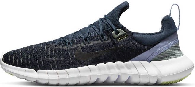 Nike Free Run 5.0 Hardloopschoenen voor dames(straat) Blauw