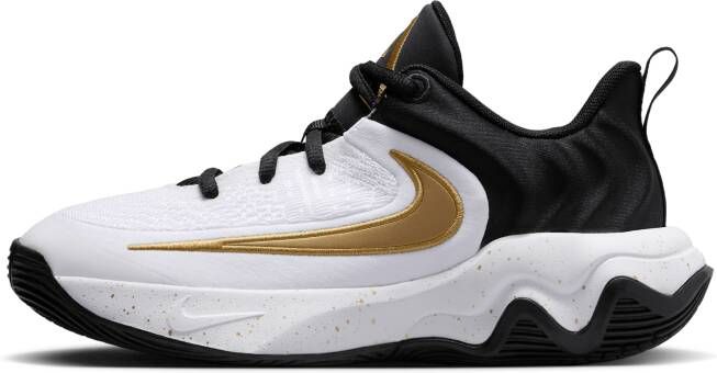 Nike Giannis Immortality 4 basketbalschoenen voor kids Zwart