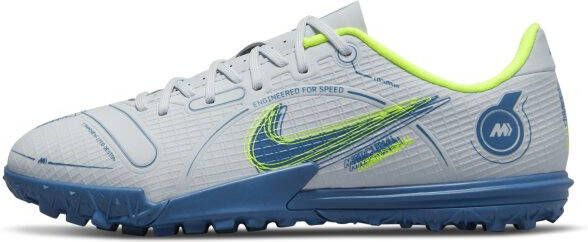 Nike Jr. Mercurial Vapor 14 Academy TF Voetbalschoen voor kleuters kids(turf) Grijs - Foto 2