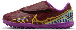 Nike Jr. Mercurial Vapor 15 Club KM TF Voetbalschoenen voor kleuters (turf) Rood