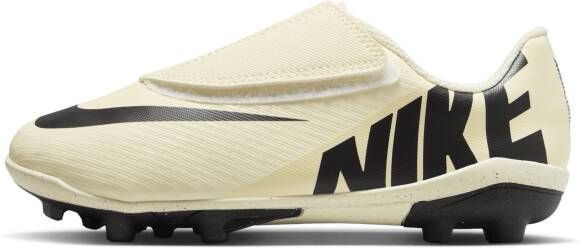 Nike Jr. Mercurial Vapor 15 Club low top voetbalschoenen voor kleuters (meerdere ondergronden) Geel
