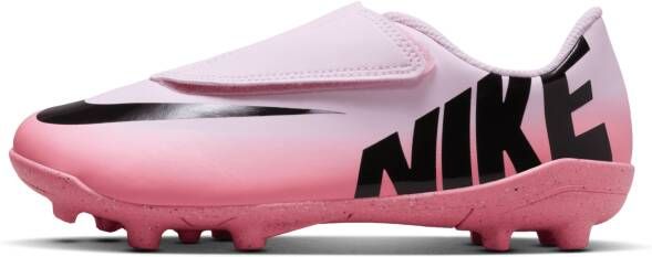 Nike Jr. Mercurial Vapor 15 Club low top voetbalschoenen voor kleuters (meerdere ondergronden) Roze