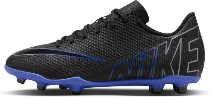 Nike Jr. Mercurial Vapor 15 Club low-top voetbalschoen voor kleuters kids (meerdere ondergronden) Zwart