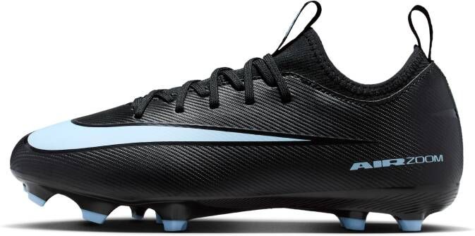 Nike Jr. Mercurial Vapor 16 Academy low-top voetbalschoenen voor kleuters kids (meerdere ondergronden) Zwart